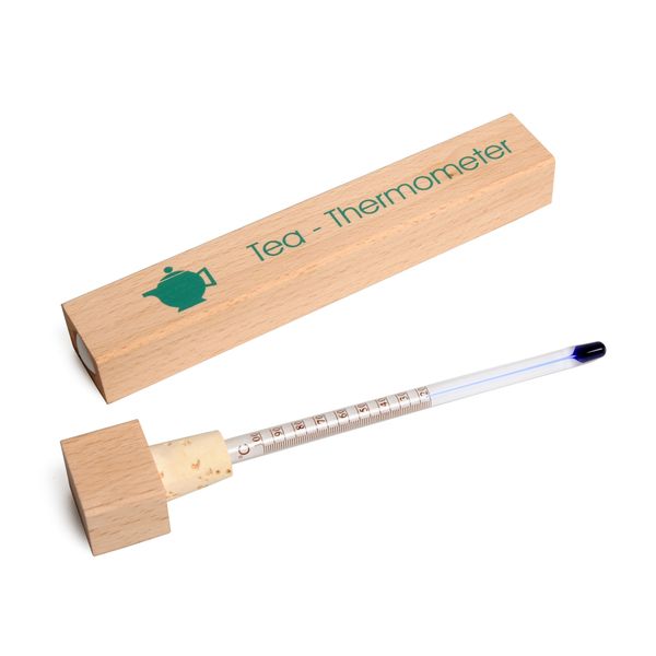 Tea Water Thermometer in wooden box