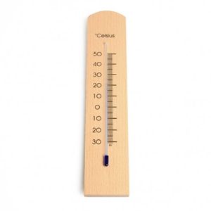 Thermometer, beukenhout