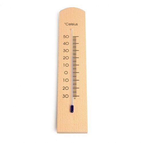 Image of Thermometer, beukenhout