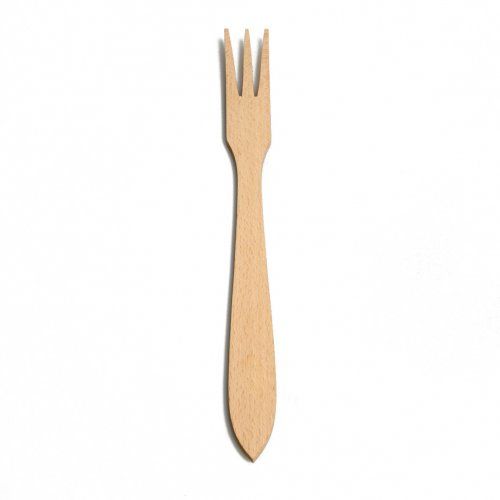 Fourchette de cuisine, bois de hêtre, 29,5 cm