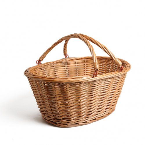 Fietsmand, wilgenteen, groot