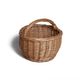 Wicker basket with handles