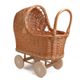 Doll's pram, cane wicker, 3+