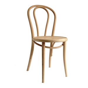 Chair 18, beech, untreated, wooden seat