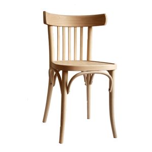 Chair 763, beech, untreated, wooden seat