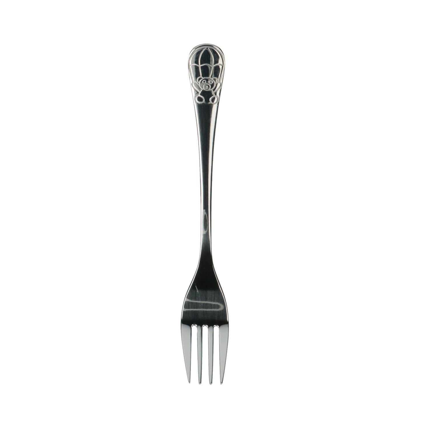 Ensemble Fourchette Et Cuillère Bébé - Acier Inox 304, Boîte Rangement - Poignée Ergonomique Chat Gris Clair - Apprentissage Autonome