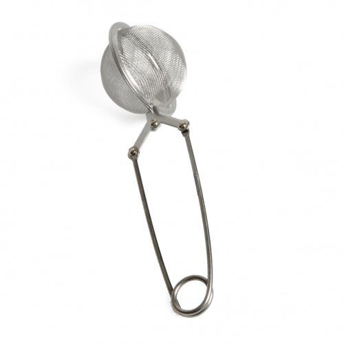 Thee-ei knijper, netje, roestvrij staal