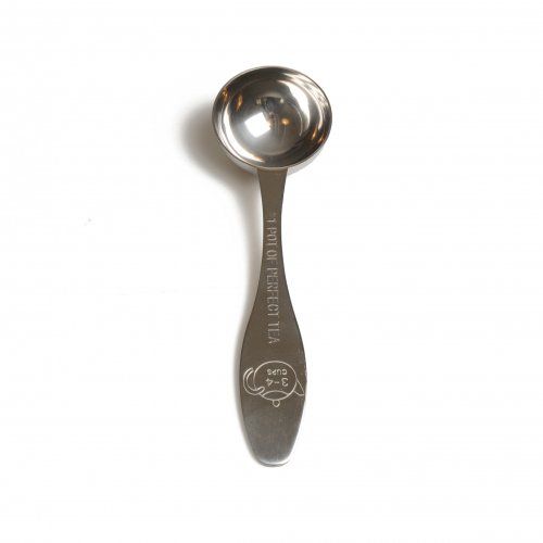 Measuring spoon for one pot of tea or 3 to 4 cups, stainless steel