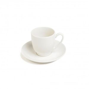  'Cameo' espresso cup and saucer, porcelain
