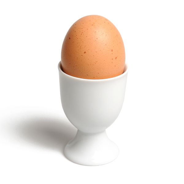 Eierbecher mit Standfuß, Porzellan