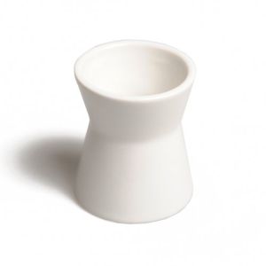 Egg cup diabolo, porcelain 