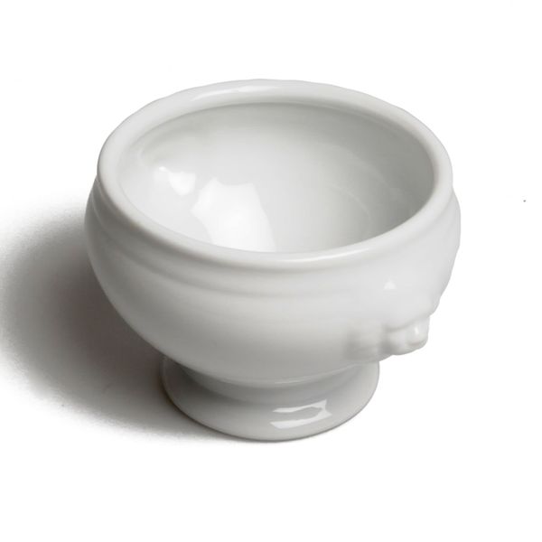 Lion's head bowl, porcelain, ⌀ 10.5 cm