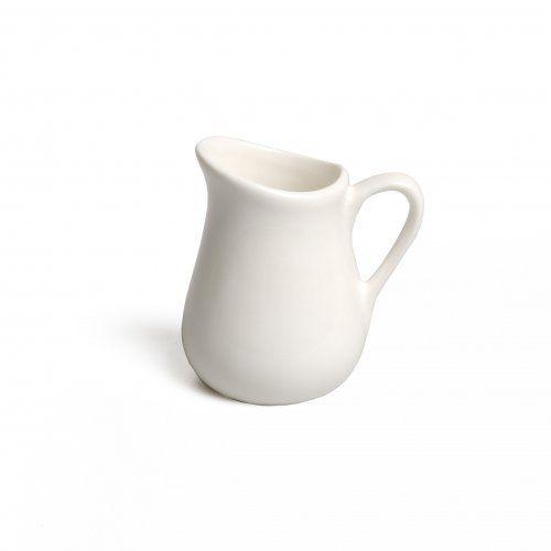 Milk jug, mini, white porcelain, height 7 cm | Porcelain tableware