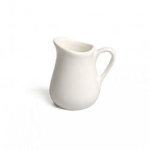 Milk jug, mini, white porcelain, height 7 cm
