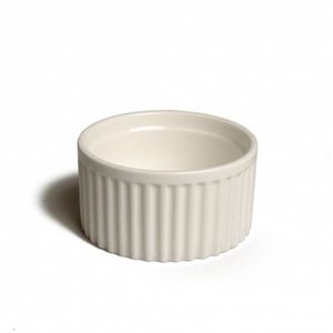 Souffléschaaltje/ ramekin, porselein, Ø 8 cm