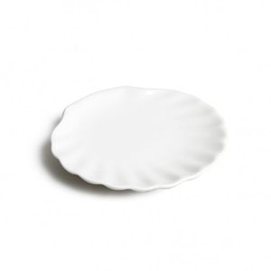 Scallop dish, porcelain, ⌀ 10 cm