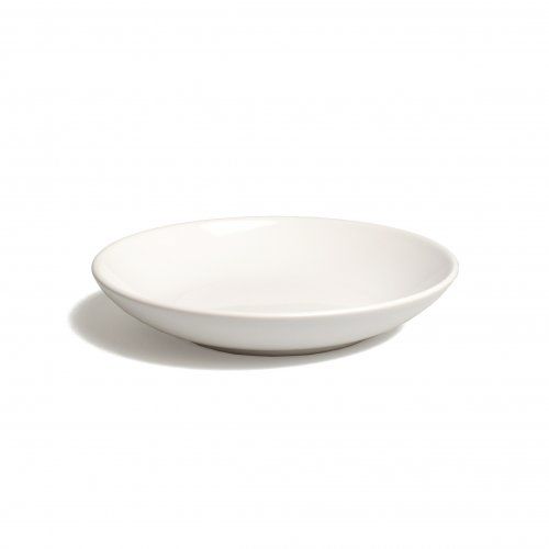 Bord diep 'Wit', aardewerk, Ø 23,5 cm