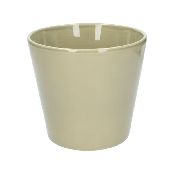 Bloempot, aardewerk, zachtgroen,Ø 17,5 cm