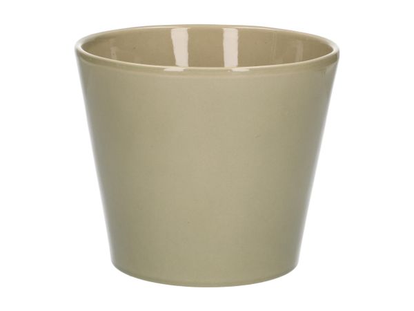 Bloempot, aardewerk, zachtgroen,Ø 15,5 cm