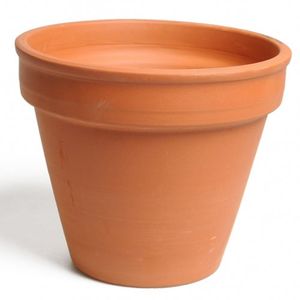Flowerpot, red brick, ⌀ 23.5 cm   