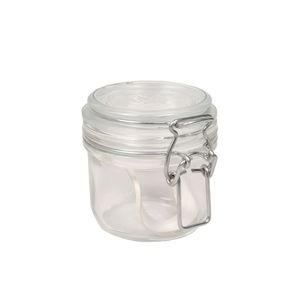 Beugelpot, glas, rond, 0,2 l