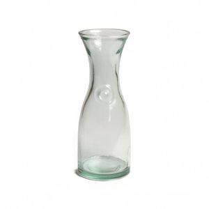 Pitcher, green recycled glass, 0.8 l   