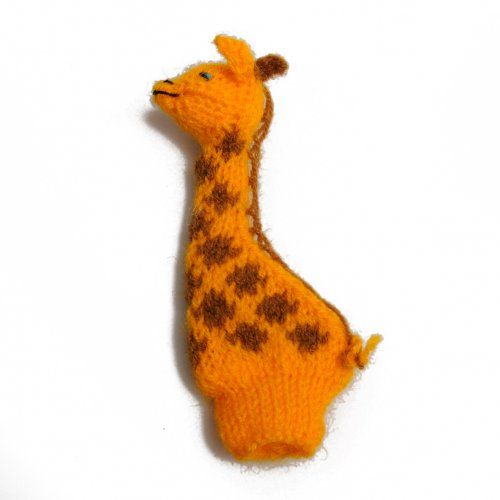 Marionnette à doigt girafe
