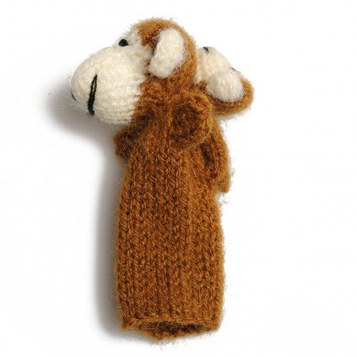 Vingerpopje aap met jong