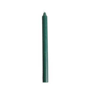 Tafelkerze, dunkelgrün, 27 cm