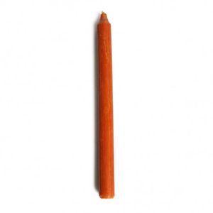 Dinner candle, dark orange, 27 cm