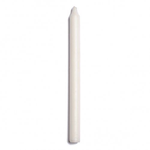 Dinner candle, ivory, 27 cm
