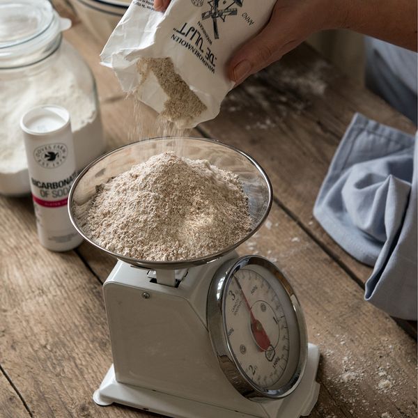 Balance de cuisine, petit format, blanc, portée max.1 kg