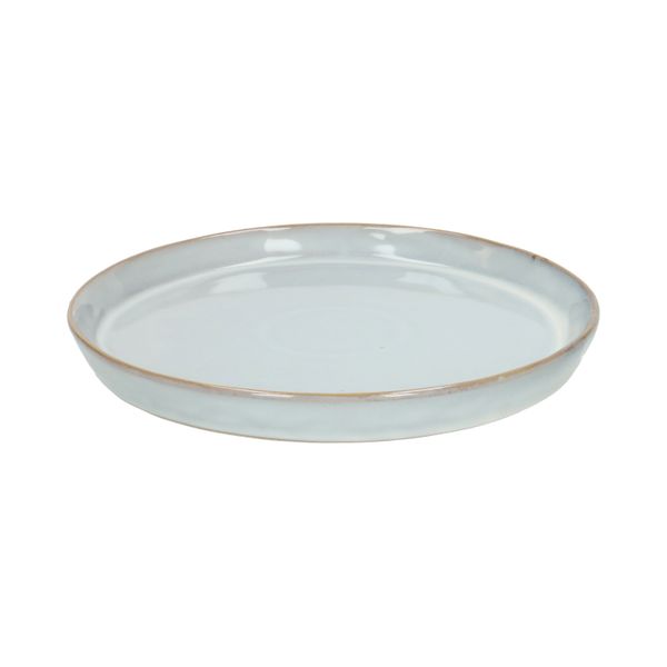 Bord, steengoed, grijs reactieve glazuur, Ø 20,5 cm