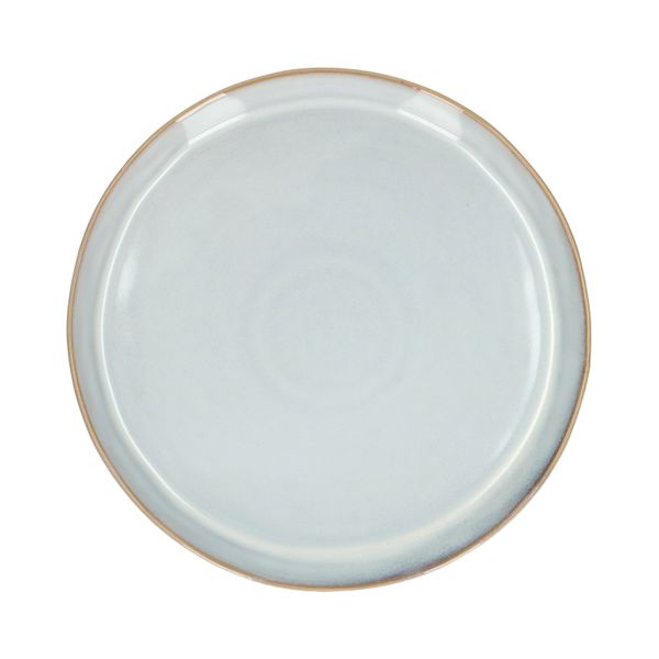 Bord, steengoed, grijs reactieve glazuur, Ø 20,5 cm