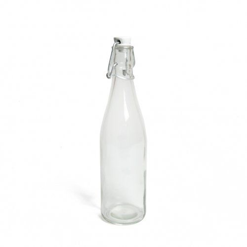 Bouteille à fermeture mécanique, verre, 0,5 l