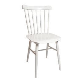 Chaise 35 Hetre Massif Laque Blanc Meubles Chez Dille Kamille