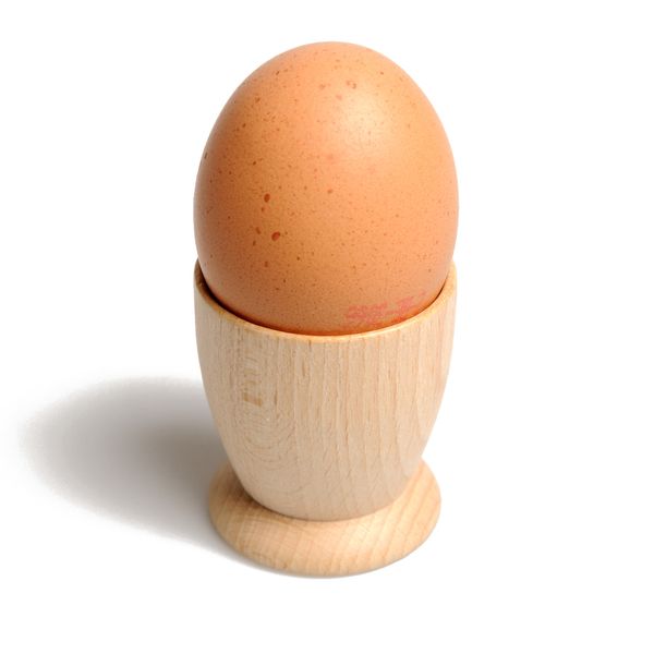 Eierbecher, Buchenholz