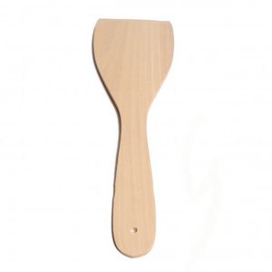 Küchenspachtel, gerade, extra breit, Buchenholz, 30 cm