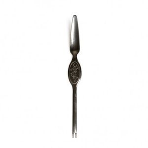 Lepel/vork voor krab/kreeft, roestvrij staal, 20,5 cm