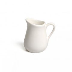 Milchkännchen, mini, weißes Porzellan, Höhe 7 cm