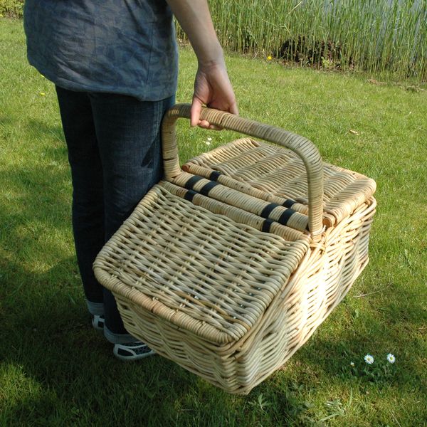 Panier à pique-nique, rotin kobo, 54 x 37 x 25 cm
