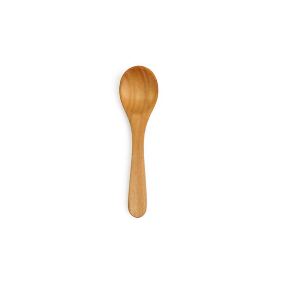 Petite cuillère, bois de cerisier, 8 cm