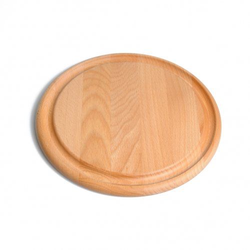 Planche à découper, bois de hêtre, Ø 28 cm