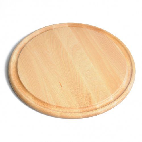Planche à découper, bois de hêtre, Ø 38 cm