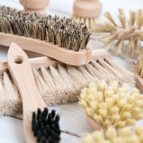 Recharge pour brosse à vaisselle en hêtre et fibres végétales