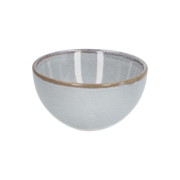 Schale Reactive Glasur, steingut, grau, Ø 9,5 cm
