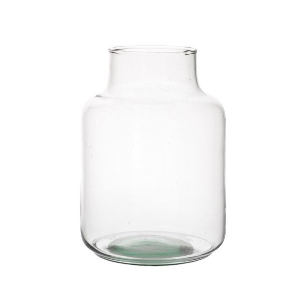 Vaas van glas, cilinder, 20 cm