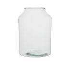 Vase, recyceltes Glas, hoch