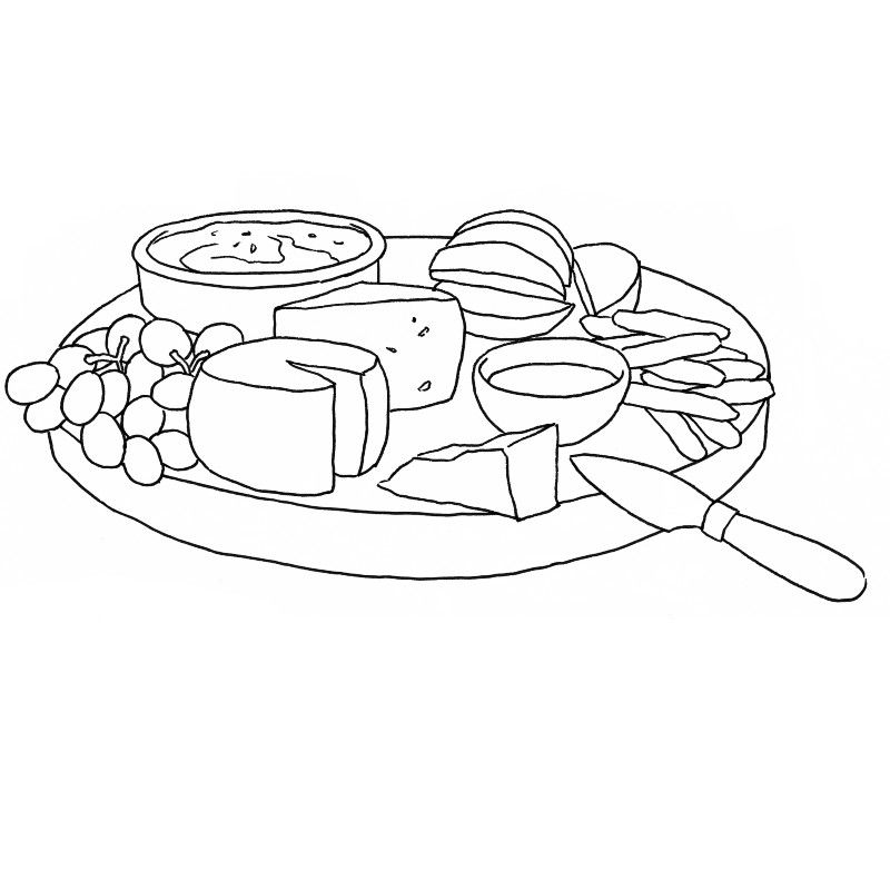 An ample snack selection