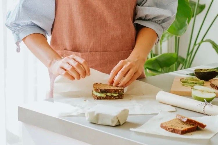 Emballage alimentaire &agrave; la cire d&rsquo;abeille